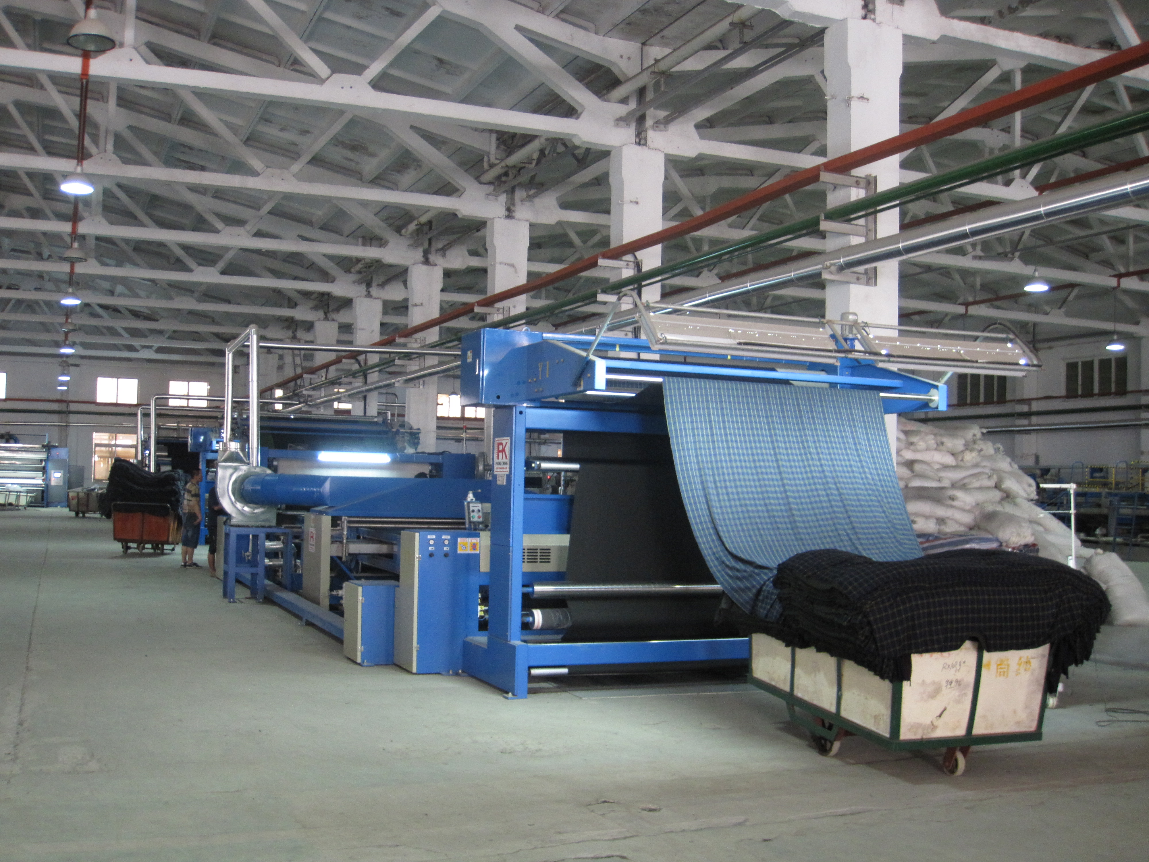 HLC open-width mercerization finishing line processing knit fabric
