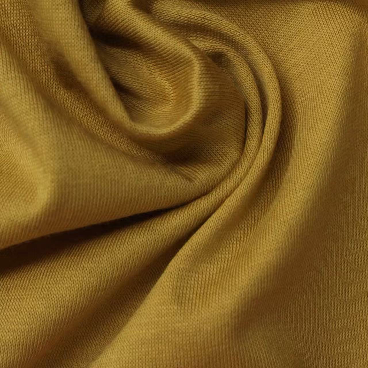 30S Mercerized BCI Cotton Jersey fabric texture and colour detail