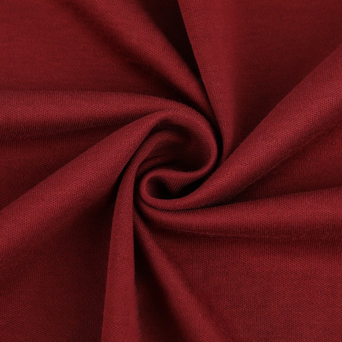 White 32S two-ply heavyweight liquid-ammonia-finished cotton jersey fabric