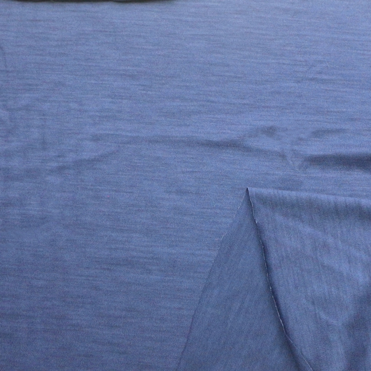 Merino wool jersey fabric and RWS wool blend development