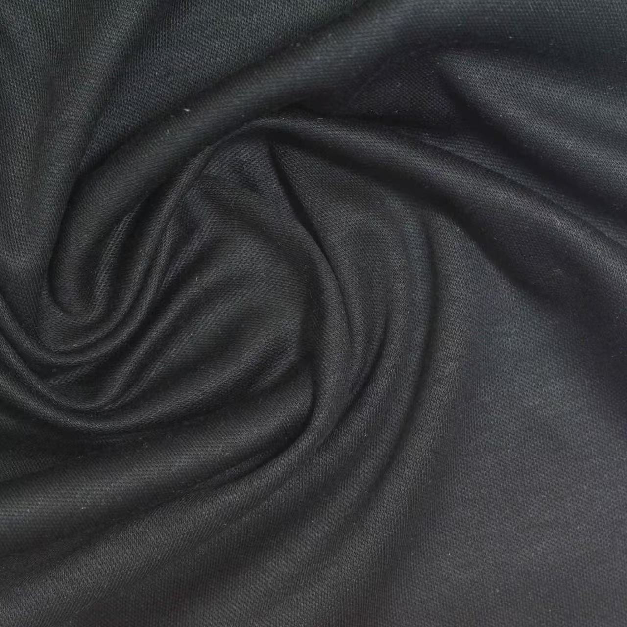 Weißer 40S-Baumwoll-Interlockstoff mit flüssigem Ammoniak-Finish BCI