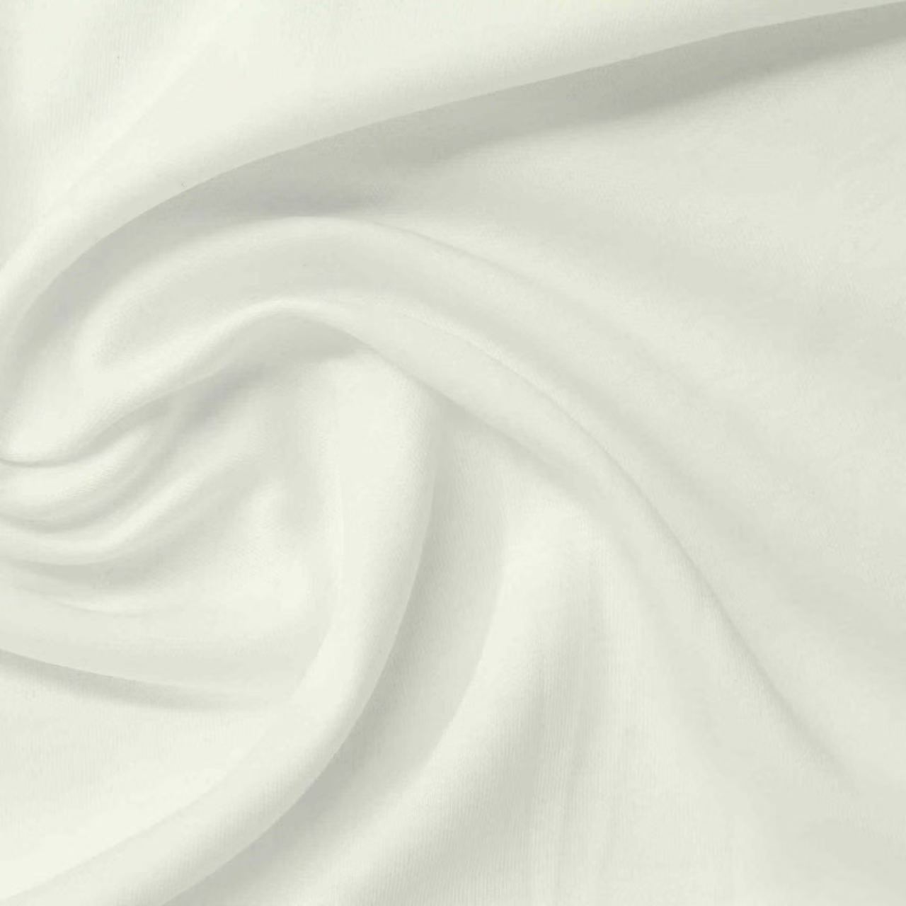 Weißer 60S-Baumwoll-Spandex-Interlockstoff mit flüssigem Ammoniakfinish