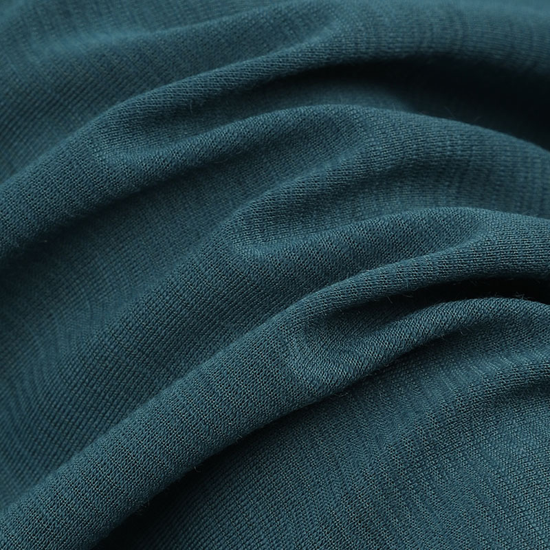 COOLMAX Merino Gestreifter Jerseystoff, Vorderansicht