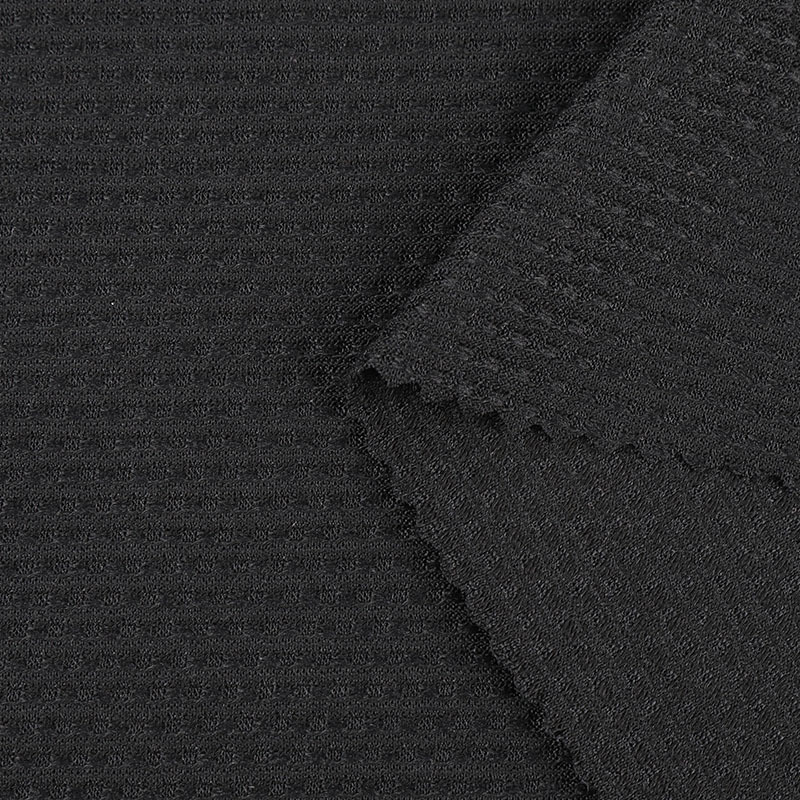 Jacquard mérinos-nylon stretch – vue du tissu