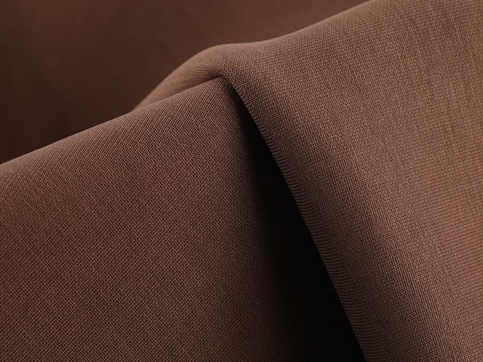 Ultra-fine sand-washed scuba fabric front view