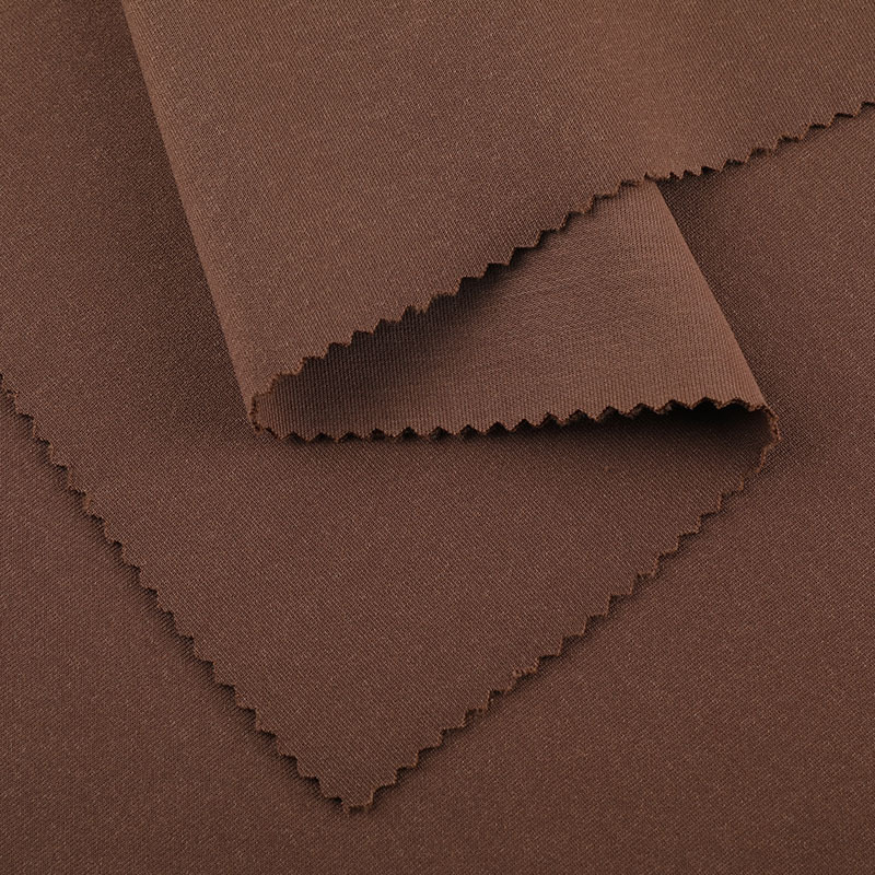 Maille scuba ultrafine lavée au sable – vue du tissu